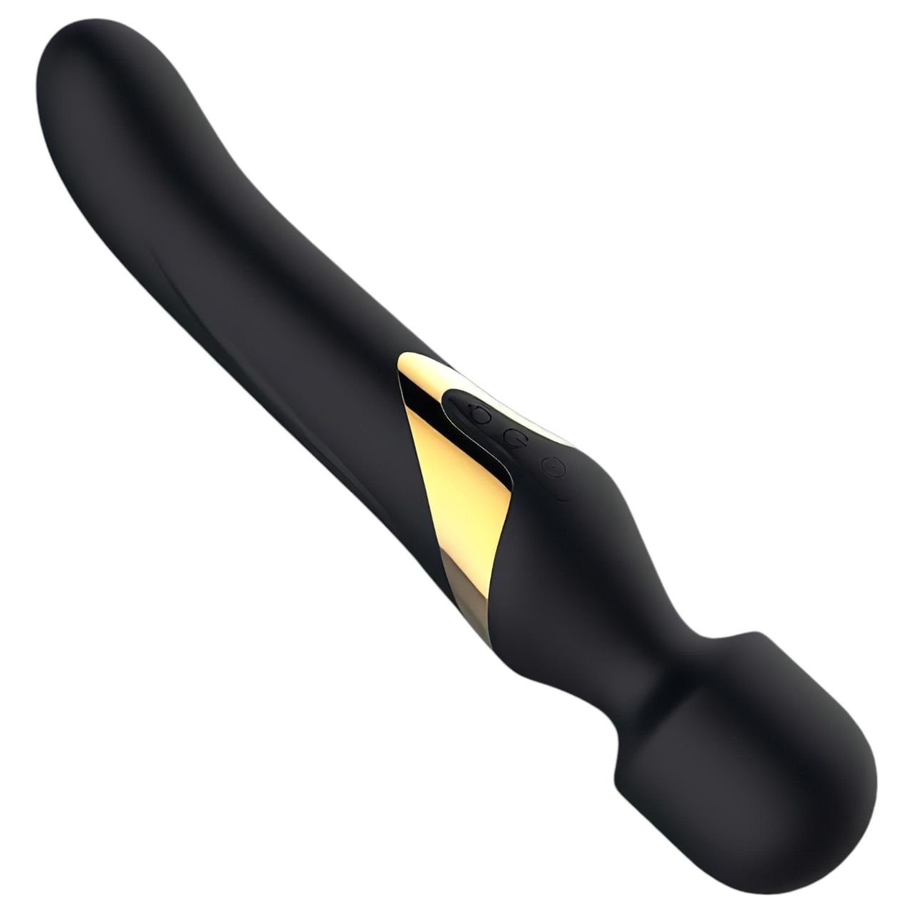 Dorcel Dual Orgasms Gold - 2in1 masszírozó vibrátor (fekete) Dorcel Dual Orgasms Gold - 2in1 masszírozó vibrátor (fekete)