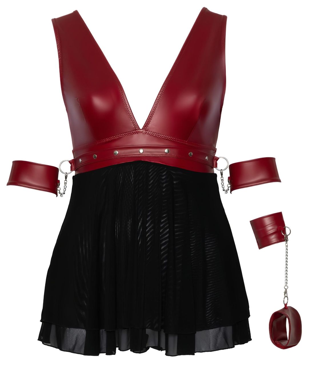 / Cottelli Bondage Plus Size - babydoll (piros) / Cottelli Bondage Plus Size - babydoll (piros)