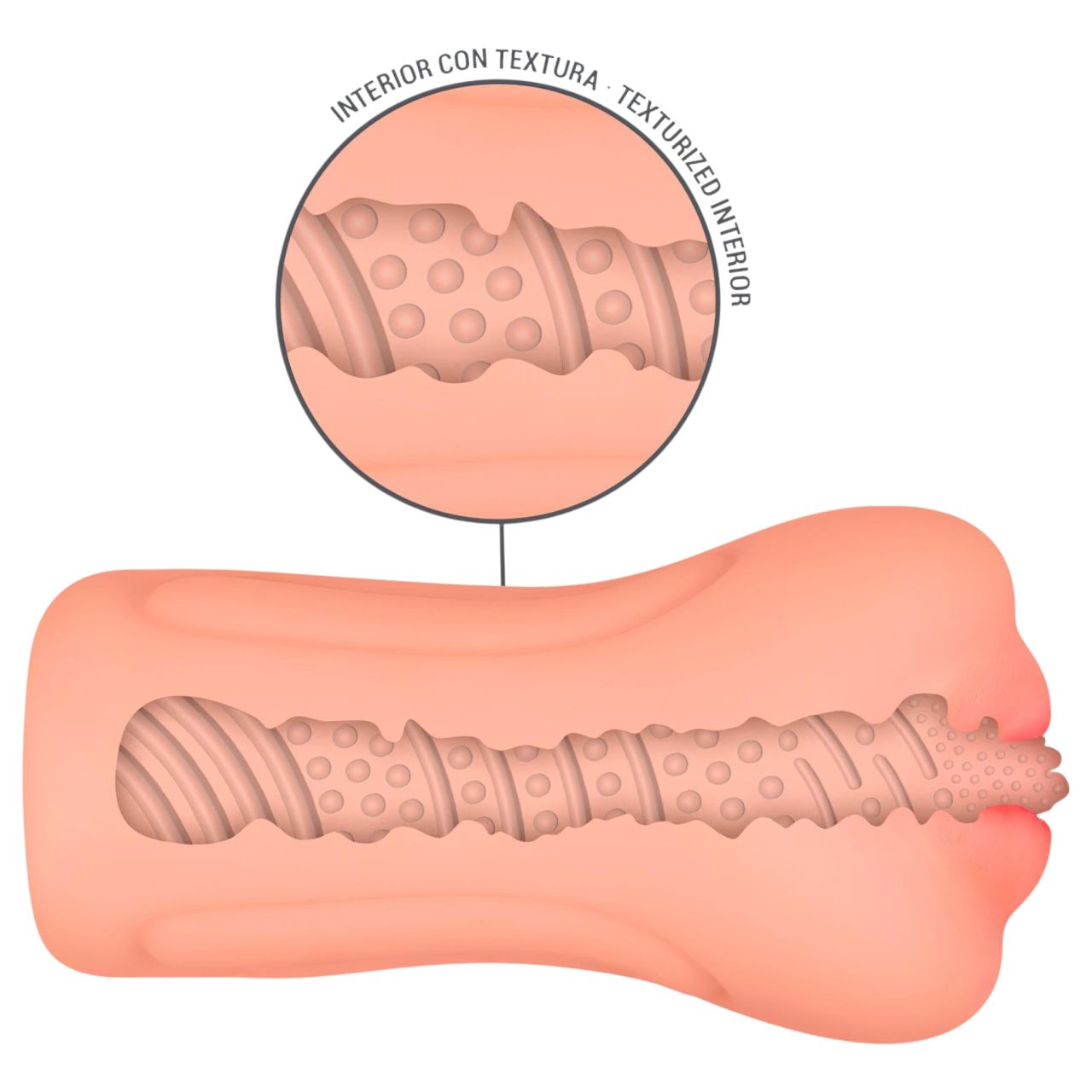 Intense First Time Erica - élethű szűz műpunci maszturbátor (natúr)