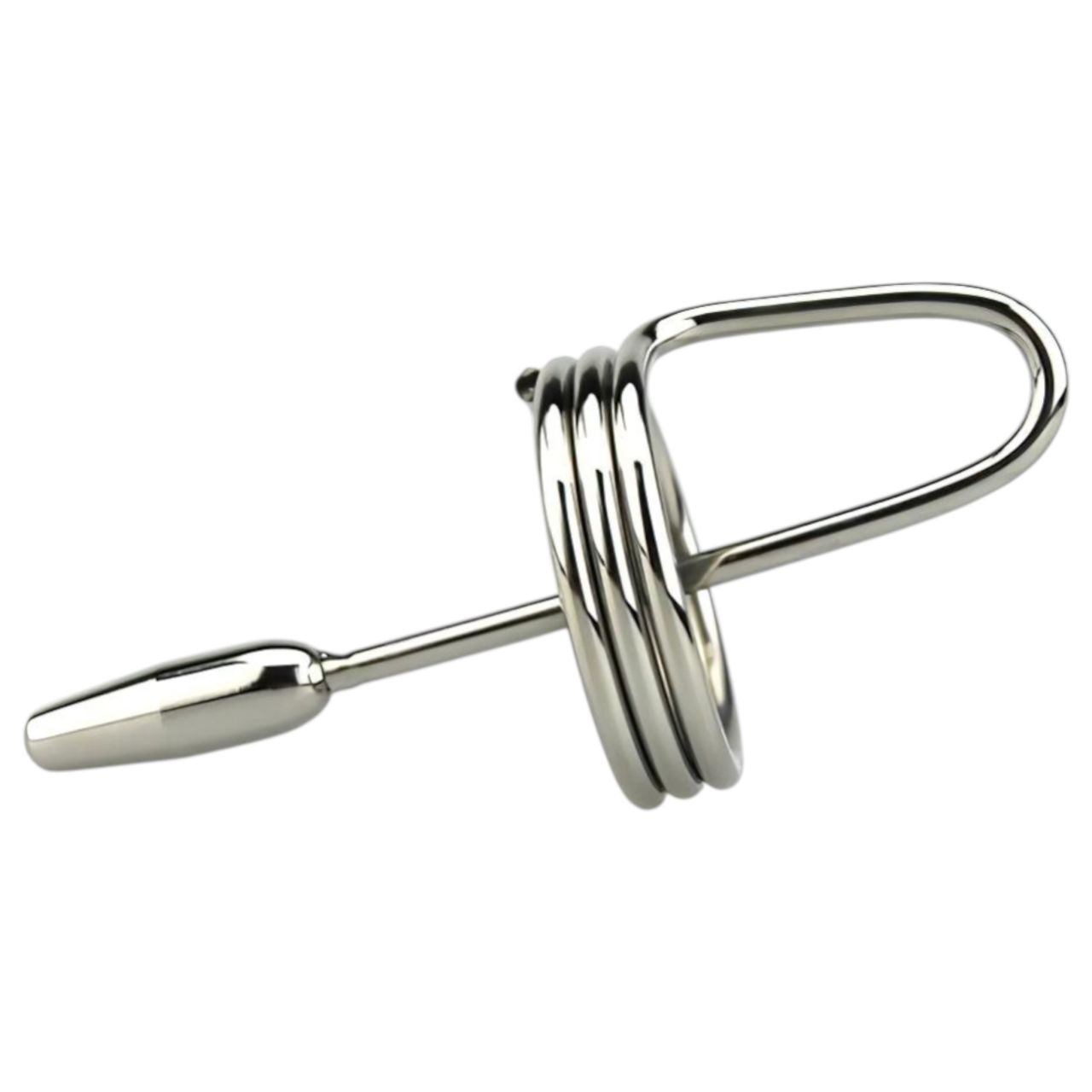 DeepRing - gyűrűs, fém dilátor - 9cm (ezüst)