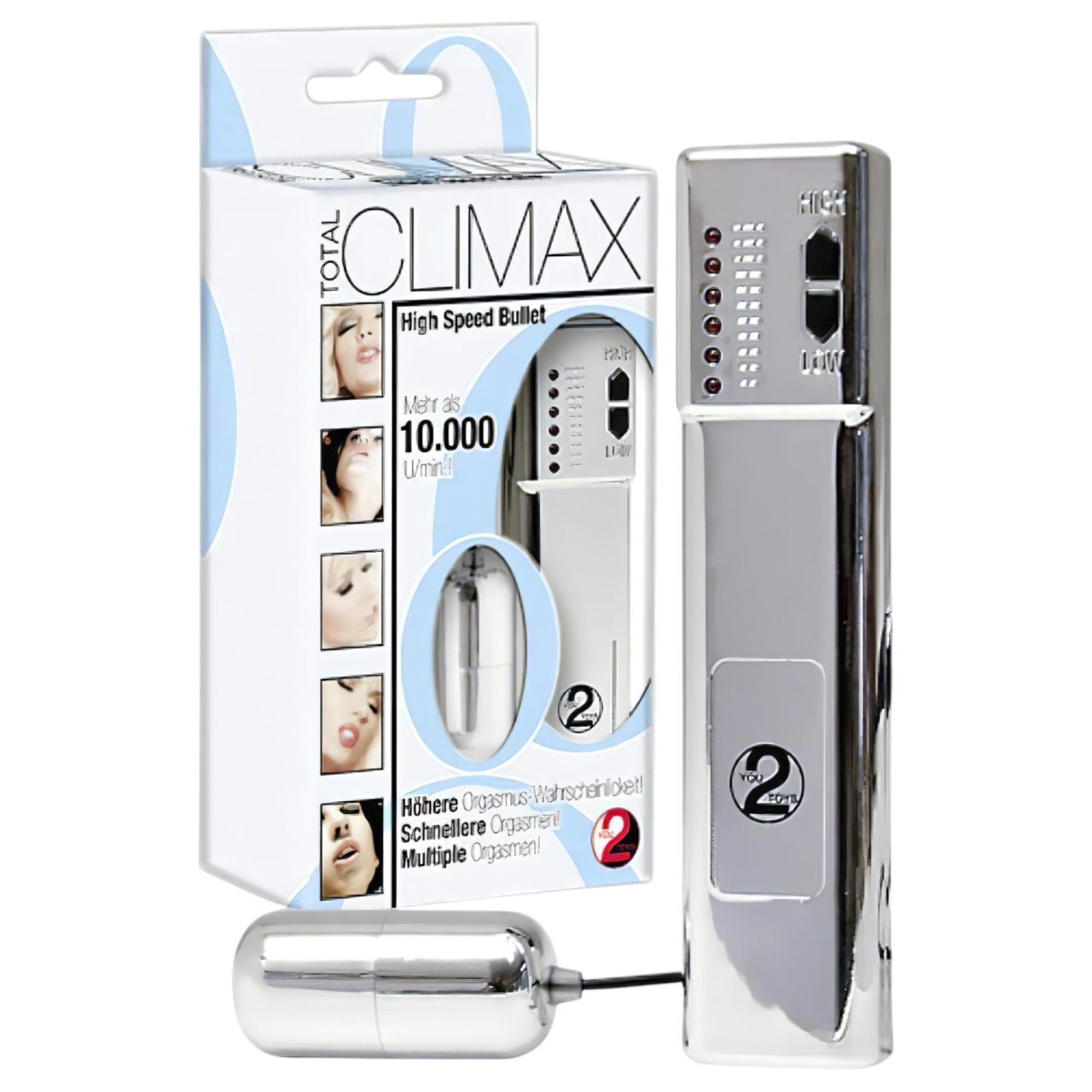 You2Toys Climax - vibrációs tojás (ezüst) You2Toys Climax - vibrációs tojás (ezüst)