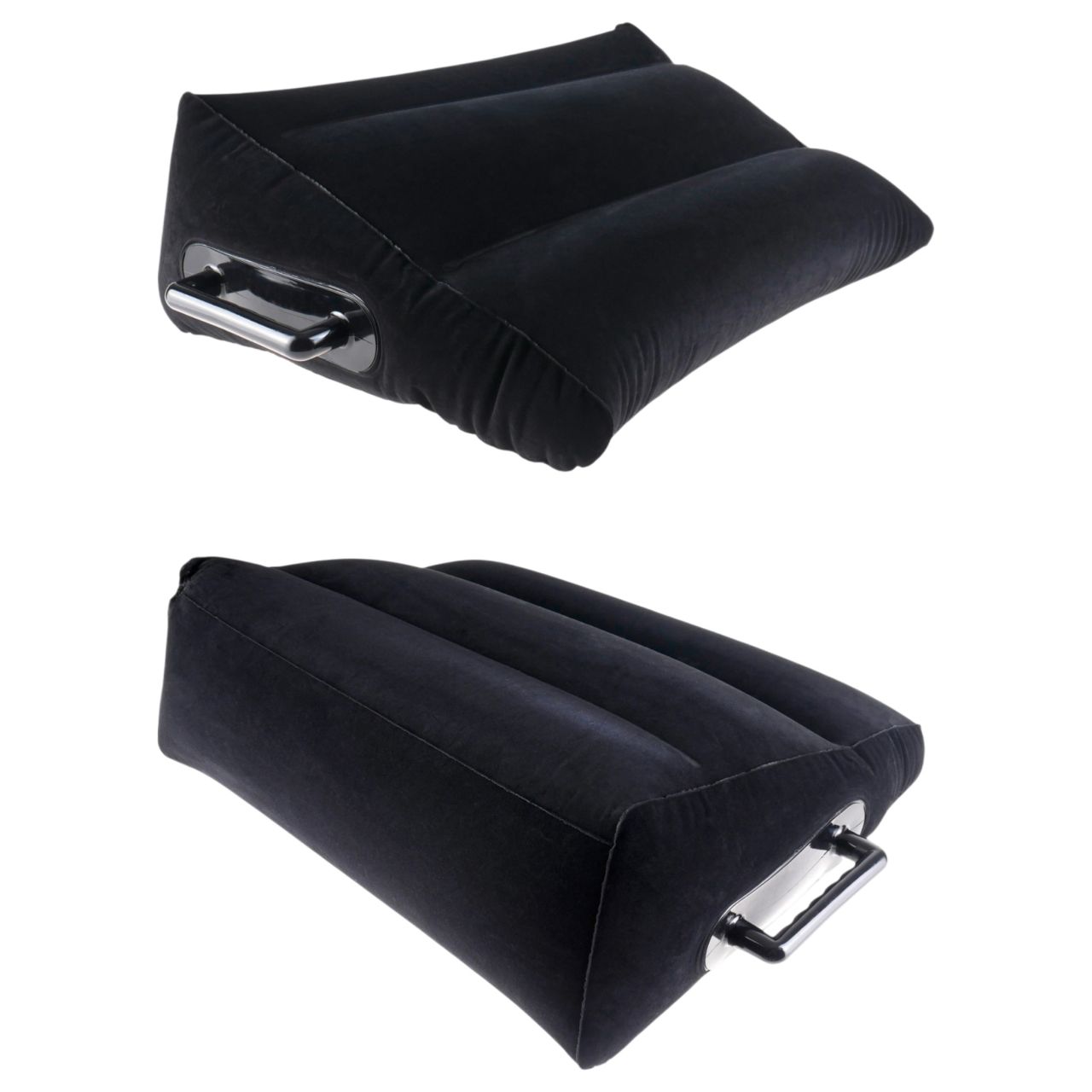 Fetish Fantasy - felfújható szexpárna kapaszkodóval (fekete)