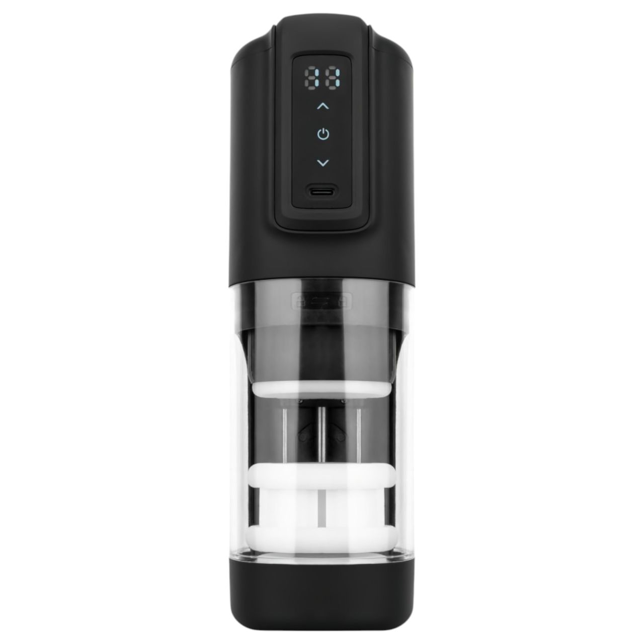 CRUIZR CX10 - forgó, fel-le mozgó maszturbátor (fekete)