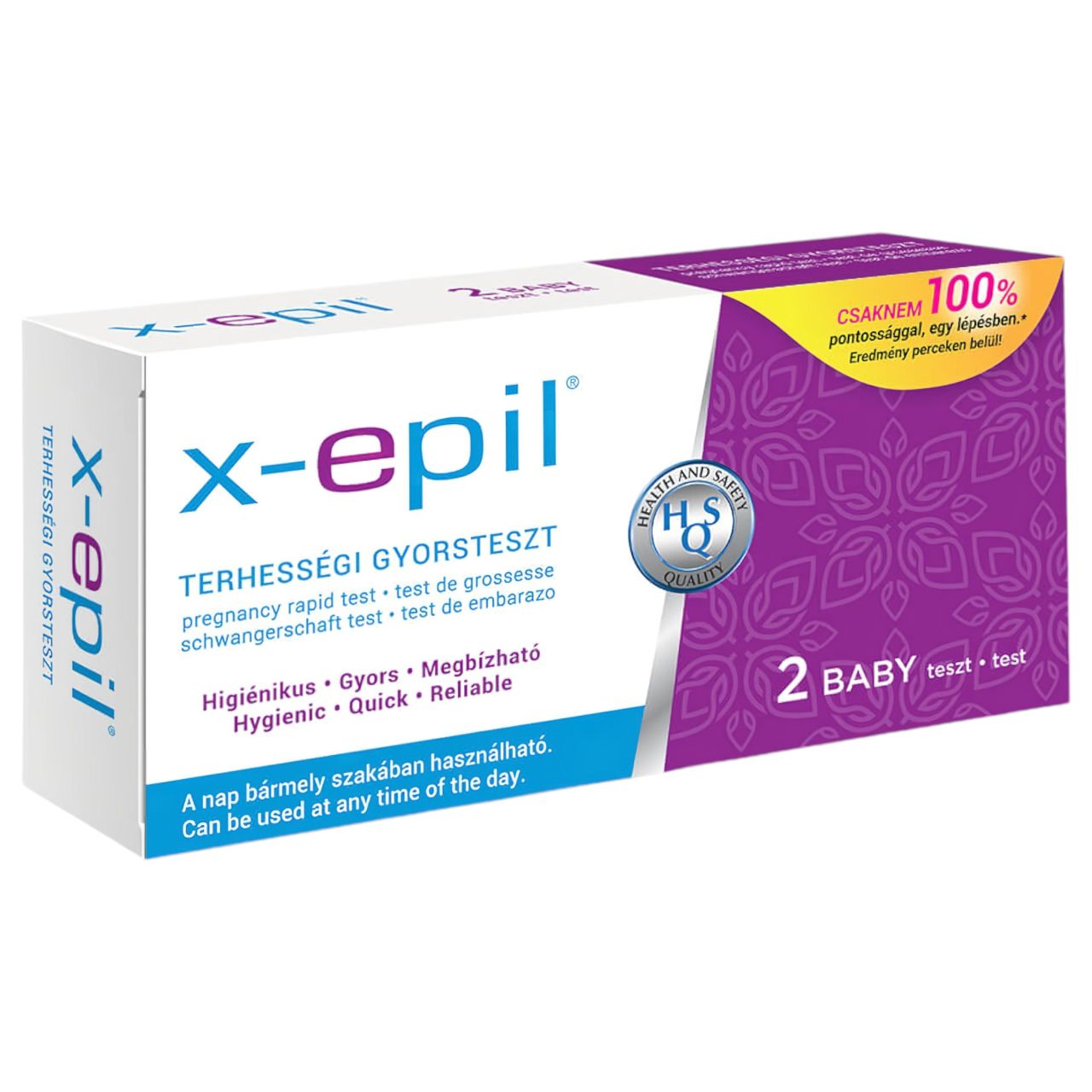 X-Epil - terhességi gyorsteszt (2db) X-Epil - terhességi gyorsteszt (2db)