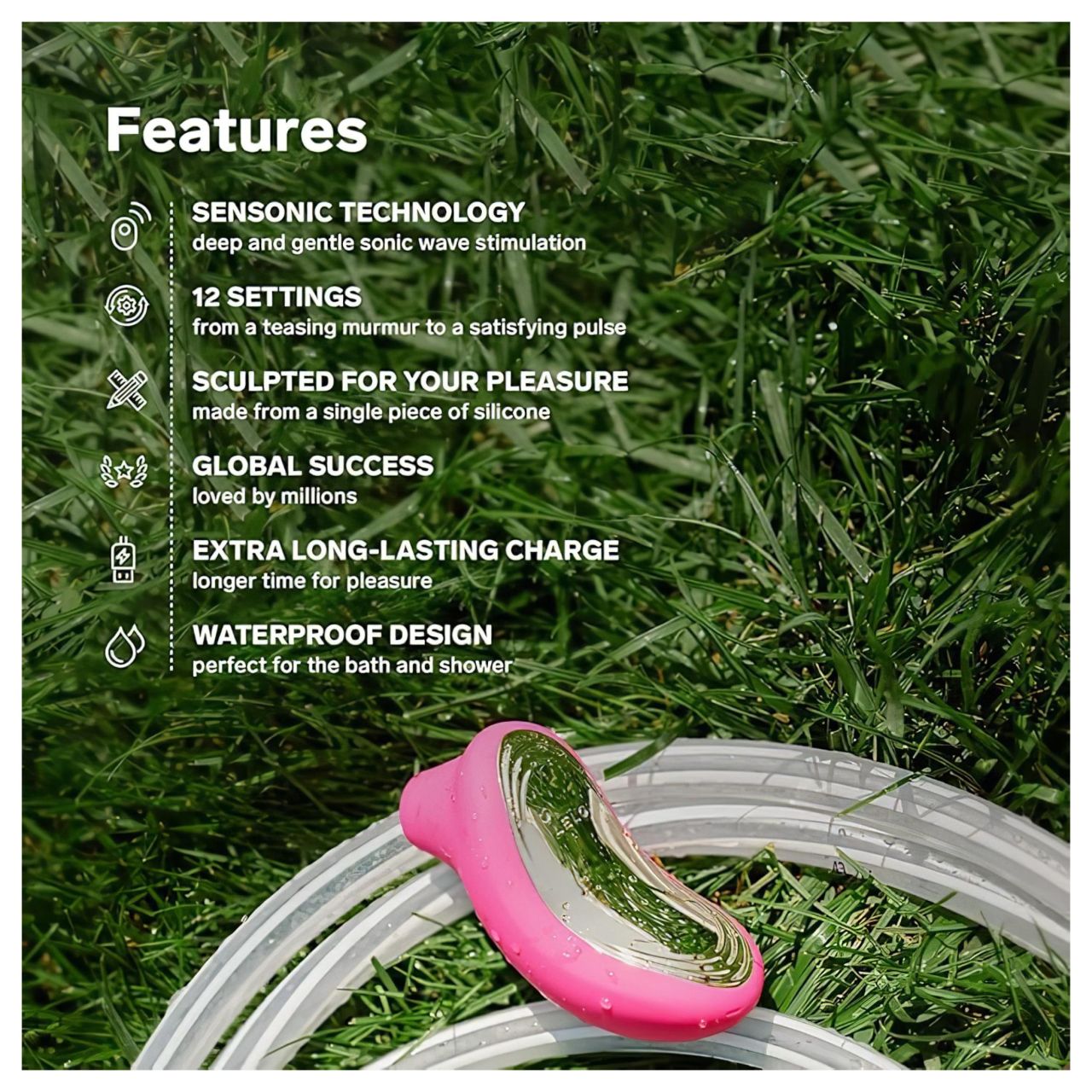 LELO Sona 2 - hanghullámos csiklóizgató (fekete) LELO Sona 2 - hanghullámos csiklóizgató (fekete)