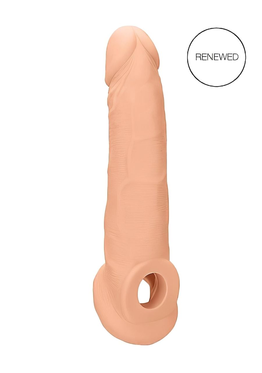 RealRock Penis Sleeve 9 - péniszköpeny (21,5 cm, natúr) RealRock Penis Sleeve 9 - péniszköpeny (21,5 cm, natúr)