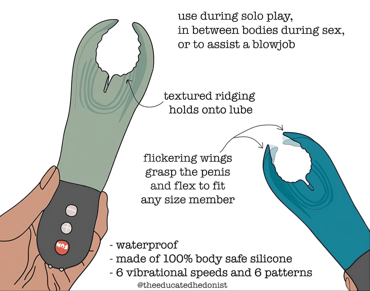 Fun Factory Manta - makkvibrátor (fekete) Fun Factory Manta - makkvibrátor (fekete)