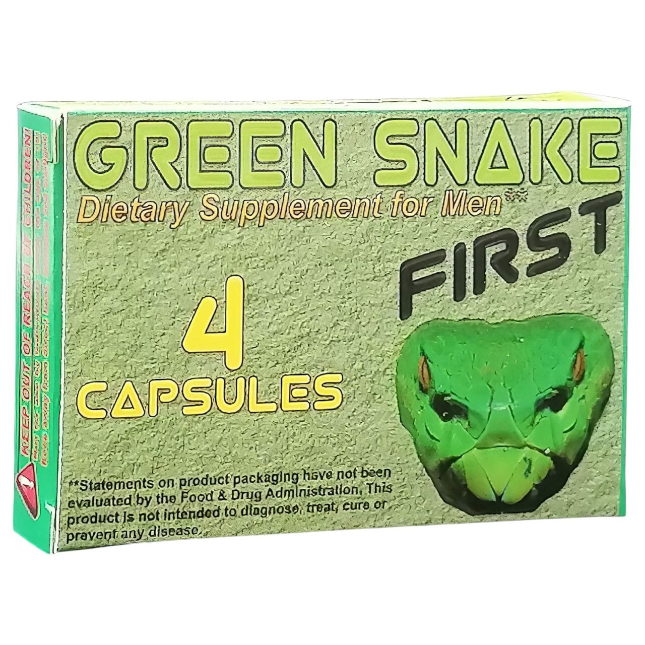 Green Snake First - étrend kiegészítő kapszula férfiaknak (4 db)