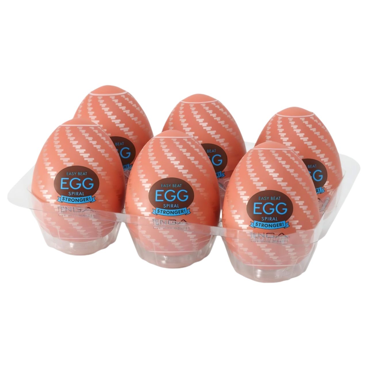 TENGA Egg Spiral Stronger - tojás maszturbátor (6db) TENGA Egg Spiral Stronger - tojás maszturbátor (6db)