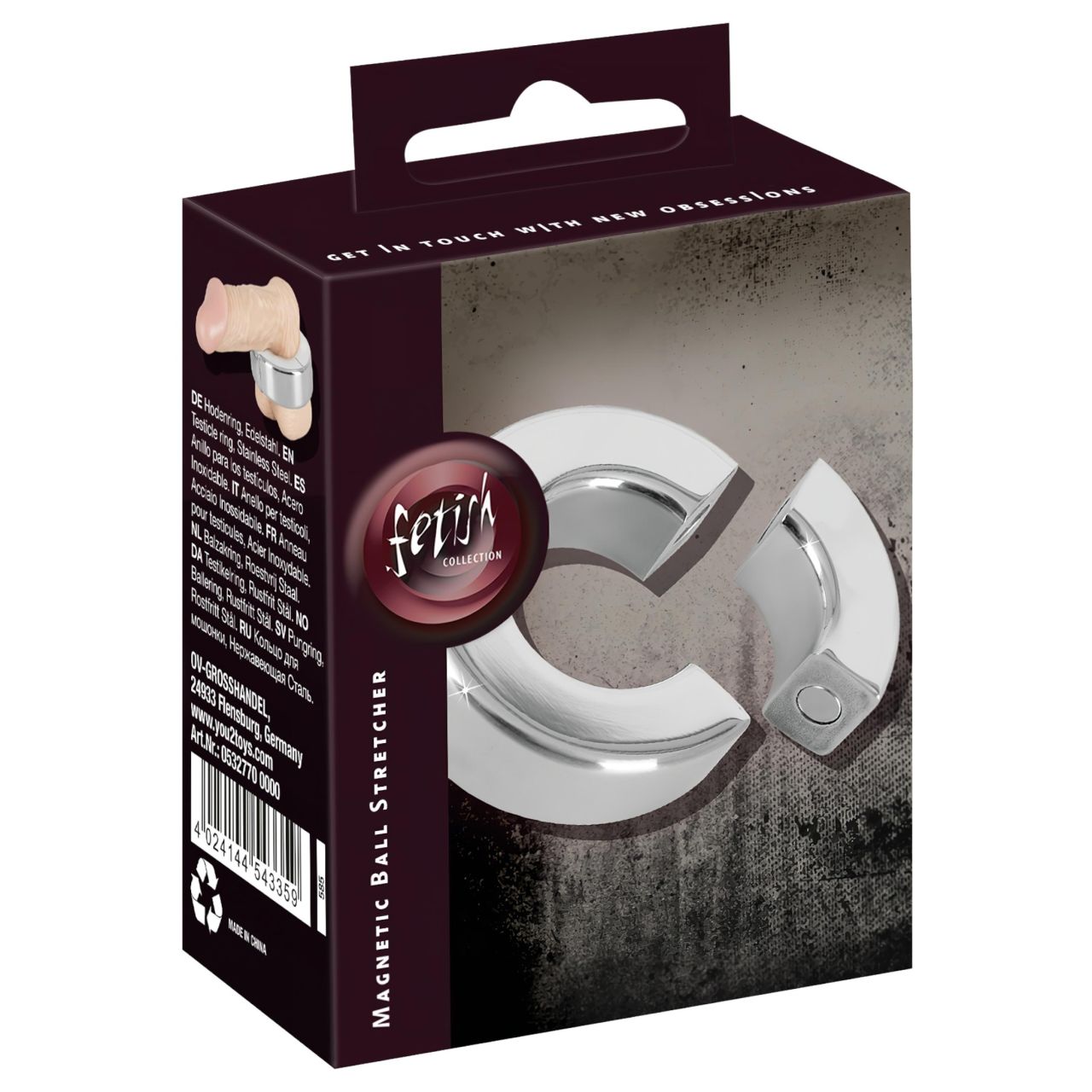 Sextreme - súlyos mágneses heregyűrű és nyújtó (341g) Sextreme - súlyos mágneses heregyűrű és nyújtó (341g)