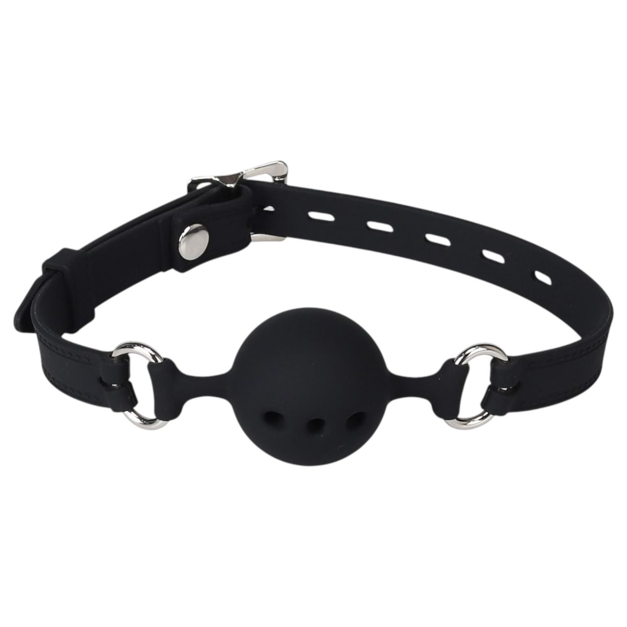 Wild Play - szilikon szájpecek (fekete)