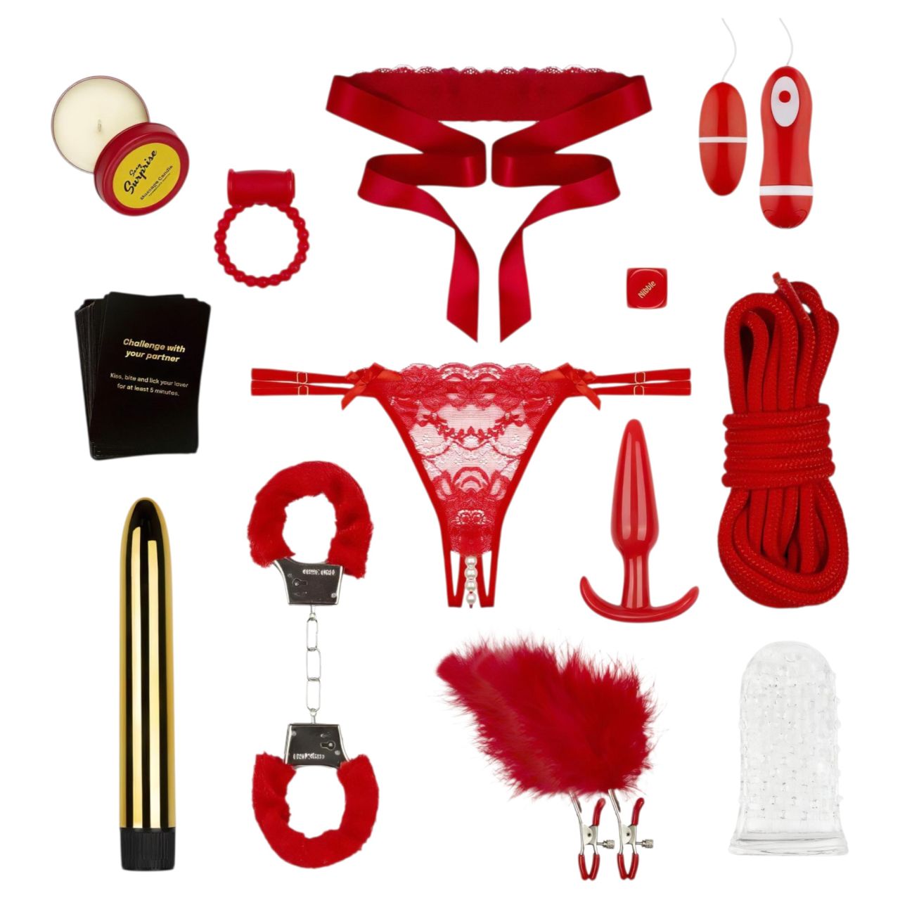 LoveBoxxx Sexi Surprise Egg - vibrátoros szett (14 részes)