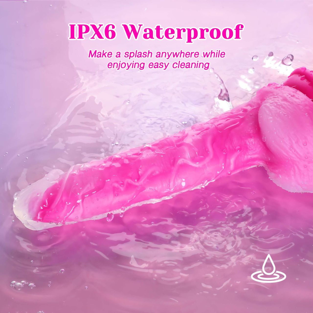 Tracy's Dog Jelivoy-Mid - élethű vibrátor - 20cm (pink)