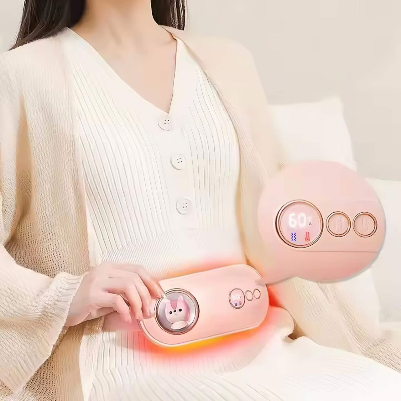 HappyPet Comfort – Menstruációs masszírozó öv (pink)