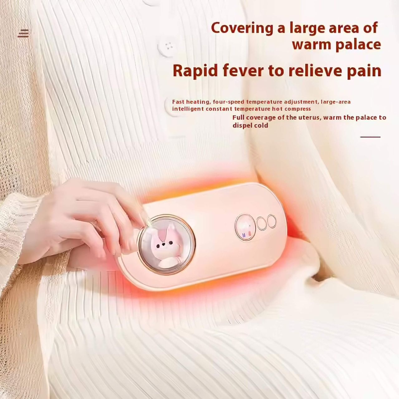 HappyPet Comfort – Menstruációs masszírozó öv (pink)