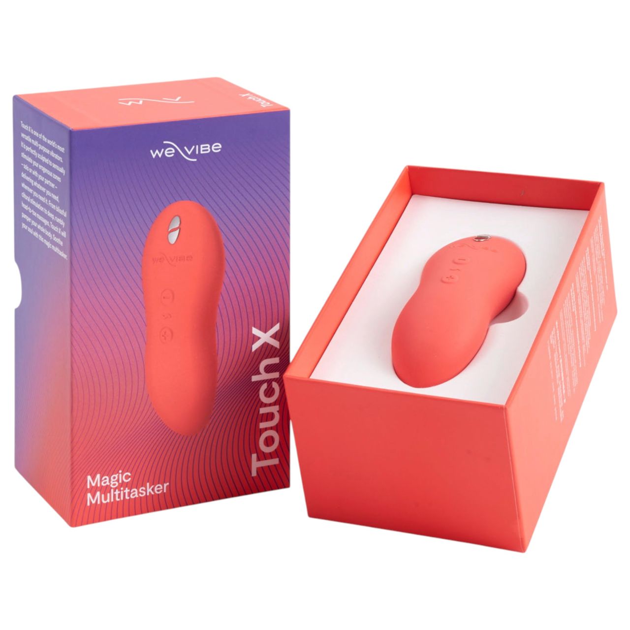 We-Vibe Touch X - akkus, vízálló csikló vibrátor (korall)