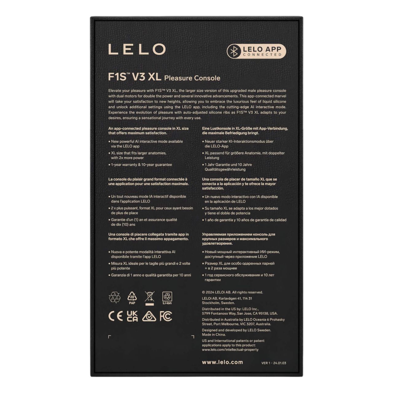 LELO Siri 3 - hanggal aktiválható csikló vibrátor (lila) LELO Siri 3 - hanggal aktiválható csikló vibrátor (lila)