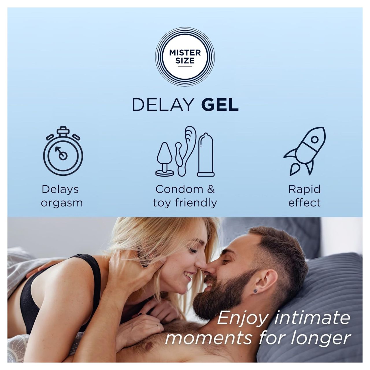 Mister Size - magömlést késleltető gél (50ml)