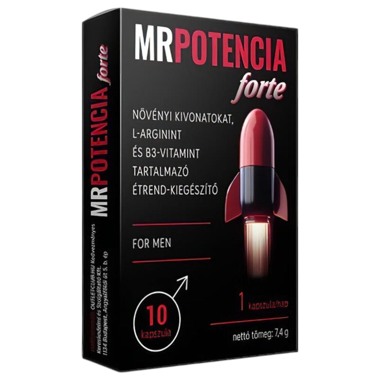 MrPotencia Forte - étrend kiegészítő kapszula férfiaknak (10db)