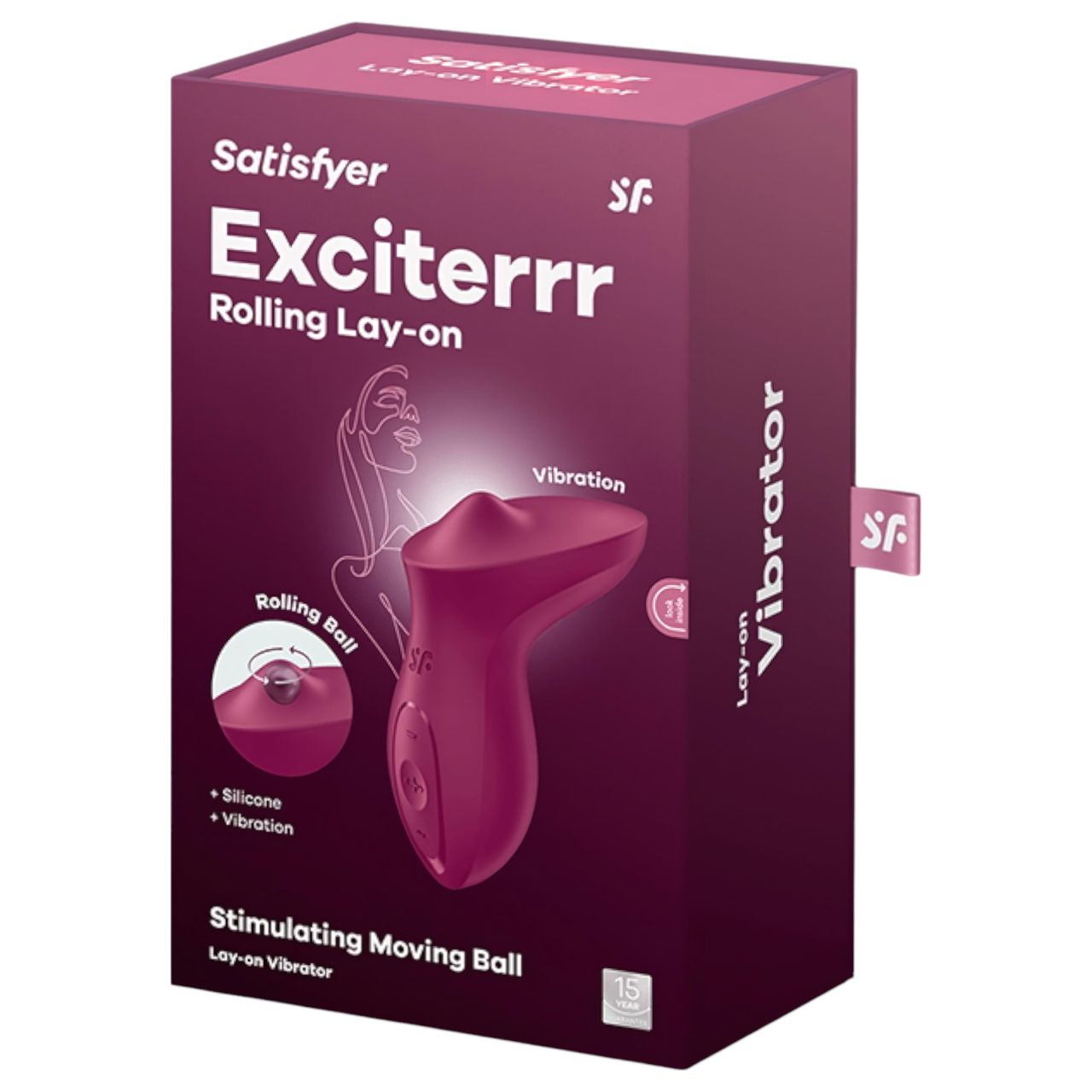 Satisfyer Exciterrr - forgó gyöngyös csikló vibrátor (piros) Satisfyer Exciterrr - forgó gyöngyös csikló vibrátor (piros)