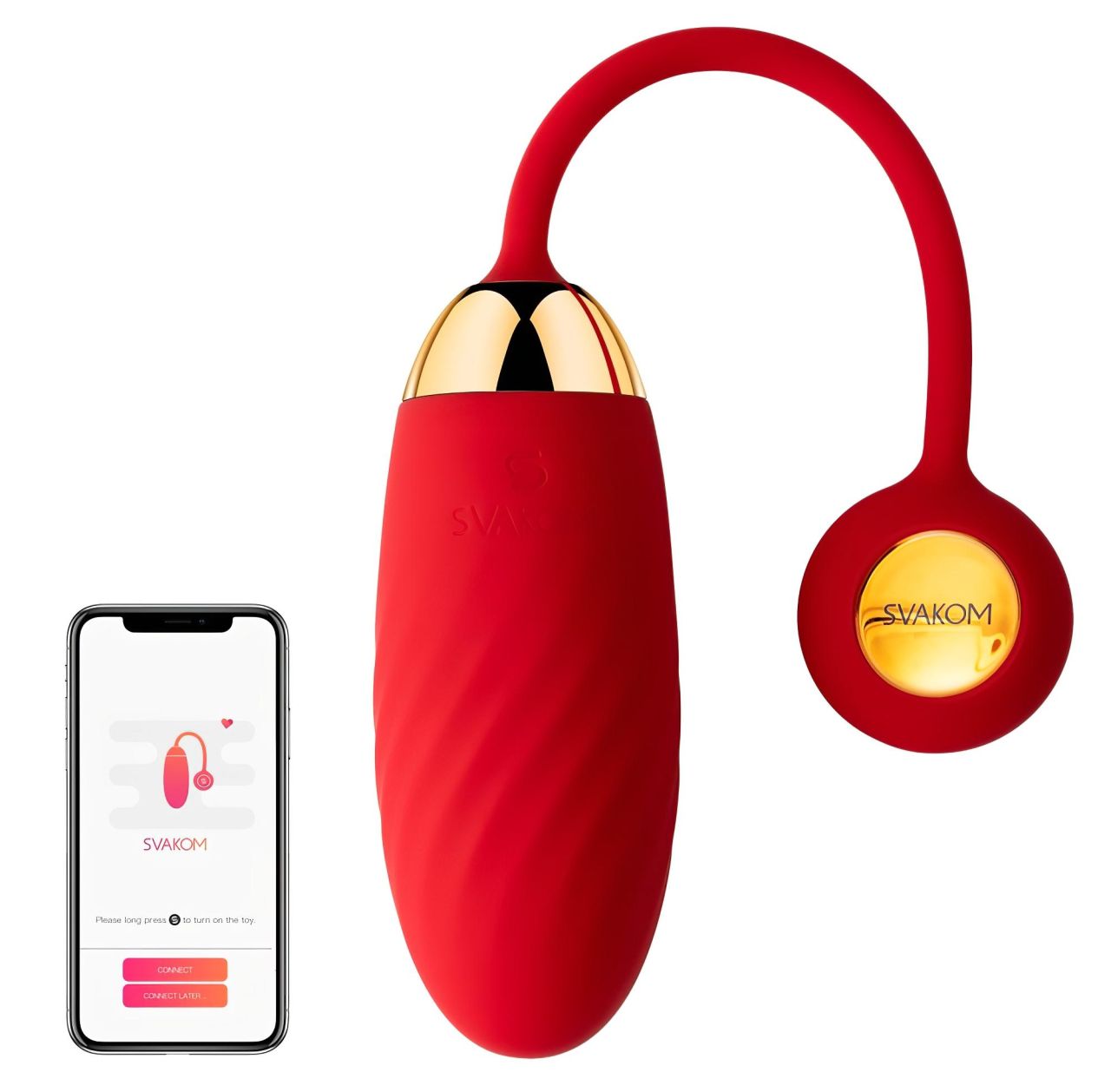 Svakom Ella Neo – App-vezérelt vibrációs tojás (piros) Svakom Ella Neo – App-vezérelt vibrációs tojás (piros)