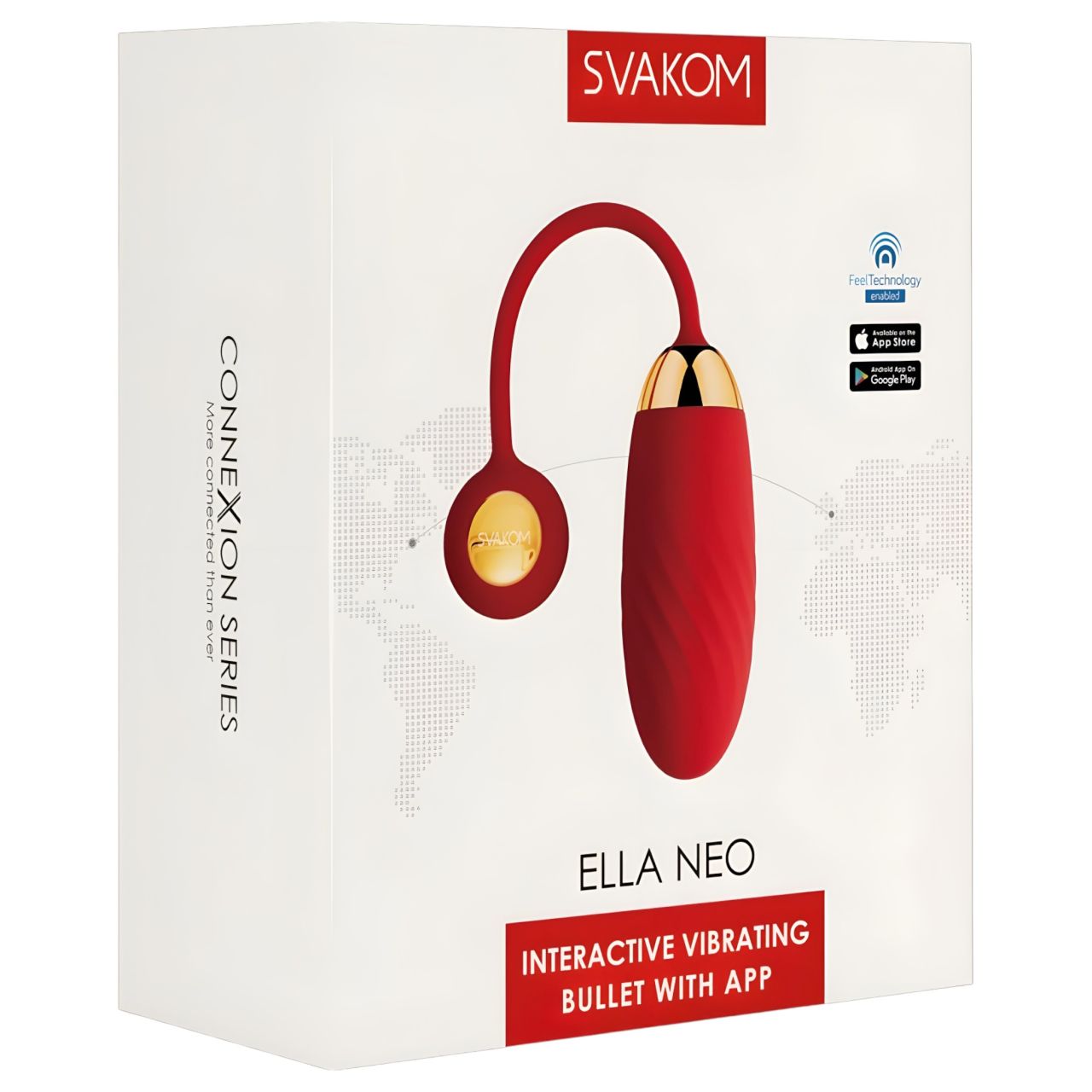 Svakom Ella Neo – App-vezérelt vibrációs tojás (piros) Svakom Ella Neo – App-vezérelt vibrációs tojás (piros)