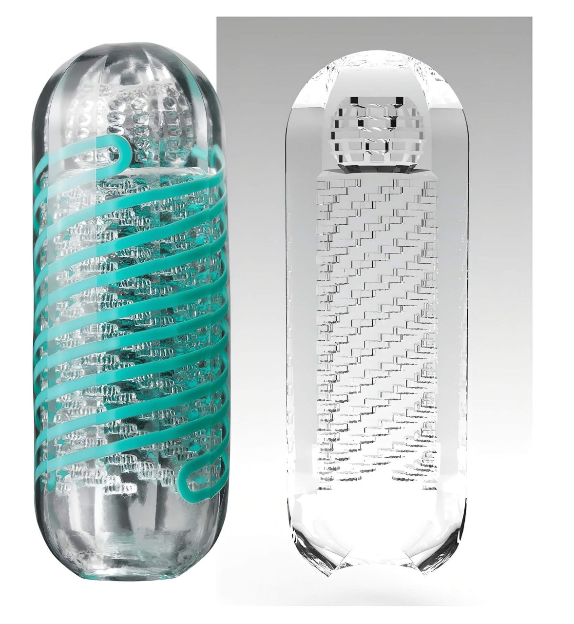 TENGA Spinner Pixel - maszturbátor (átlátszó) TENGA Spinner Pixel - maszturbátor (átlátszó)