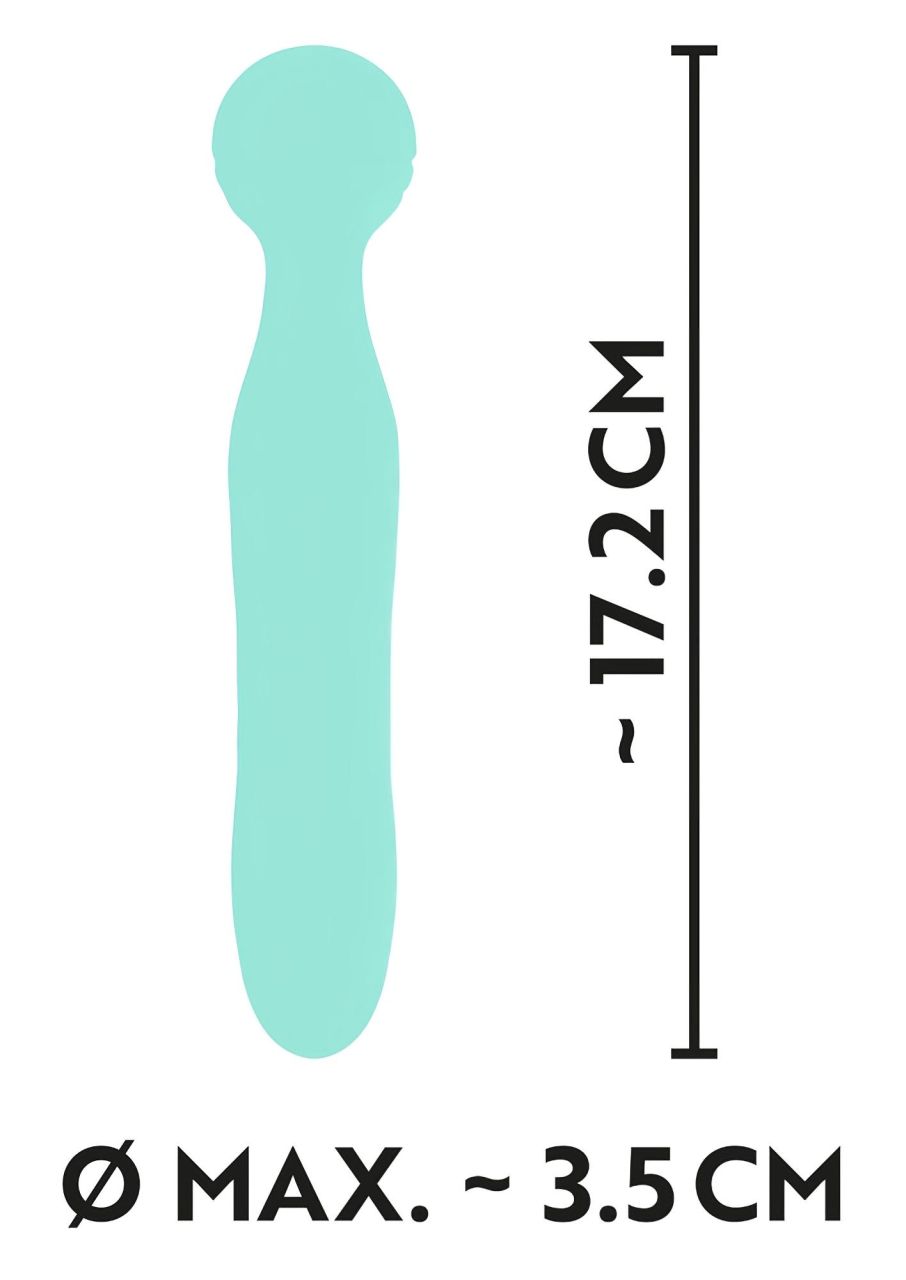 / Cuties Mini Wand - akkus, vízálló, masszírozó vibrátor (zöld) / Cuties Mini Wand - akkus, vízálló, masszírozó vibrátor (zöld)