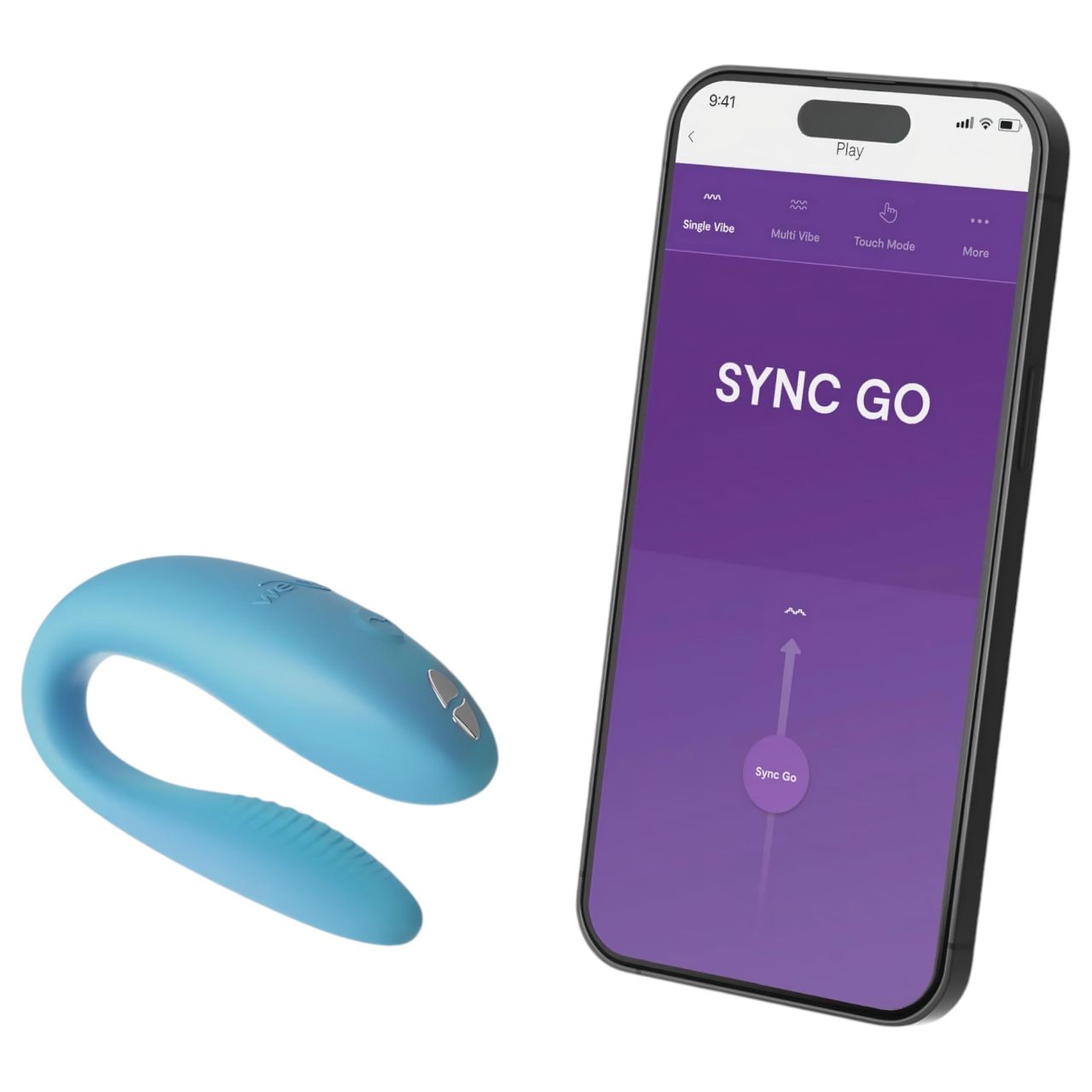 We-Vibe Sync Go – App-vezérelt párvibrátor (türkiz) We-Vibe Sync Go – App-vezérelt párvibrátor (türkiz)
