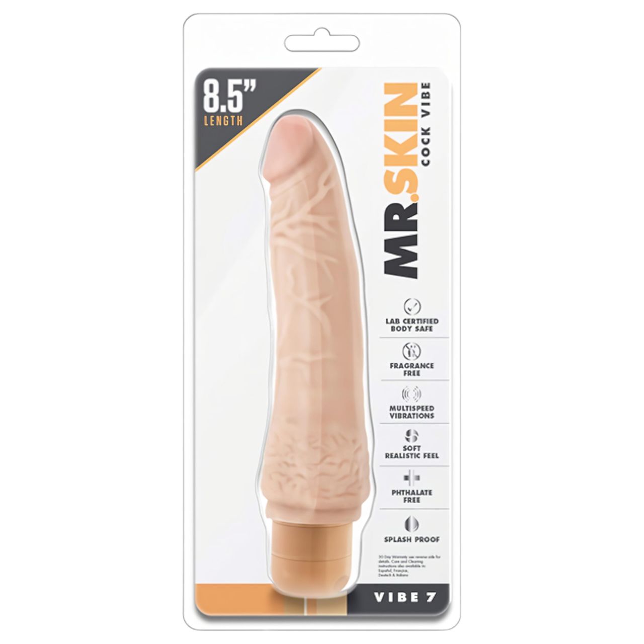 Dr. Skin Vibe No.7. - élethű vibrátor (testszínű) Dr. Skin Vibe No.7. - élethű vibrátor (testszínű)