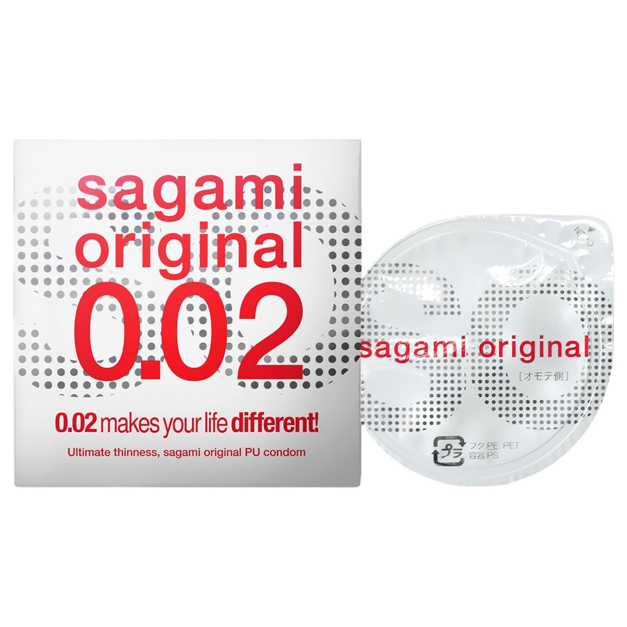 Sagami Original 0,02 - óvszer - 55mm (1db)