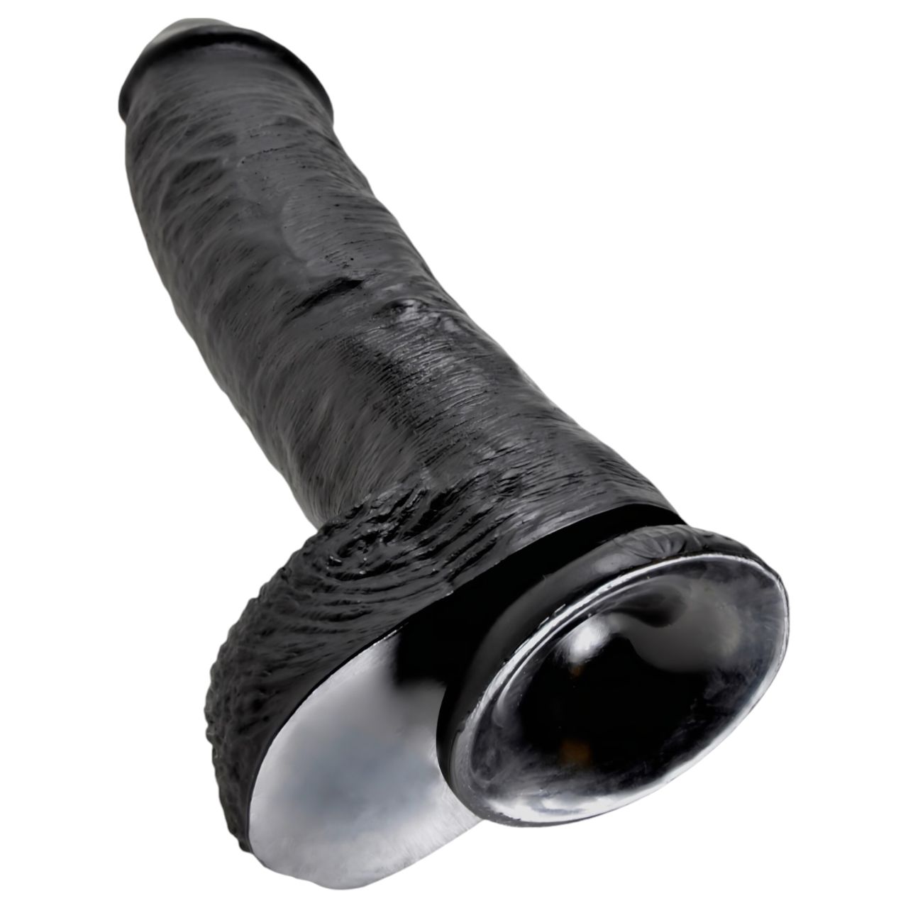 King Cock 10 herés dildó (25 cm, fekete) King Cock 10 herés dildó (25 cm, fekete)