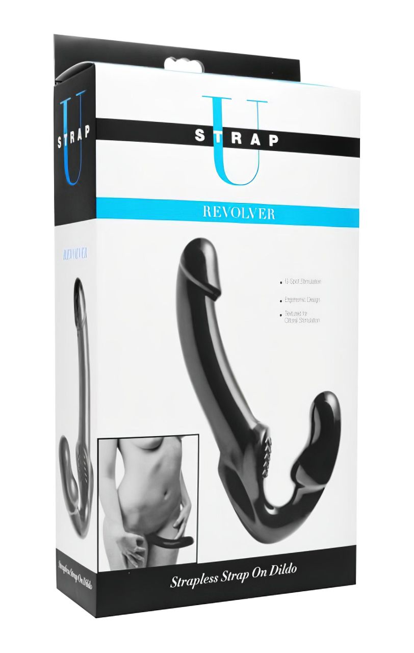 Strap U Revolver - felcsatolható dildó tartópánt nélkül (fekete) Strap U Revolver - felcsatolható dildó tartópánt nélkül (fekete)