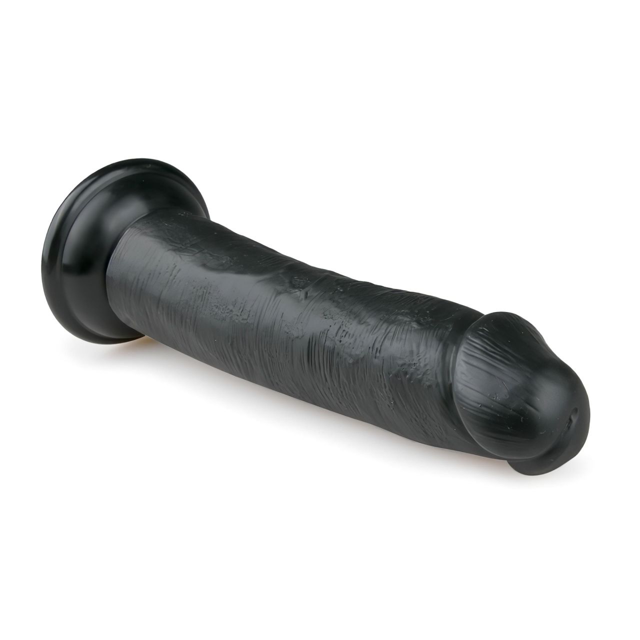 EasyToys - tapadókorongos élethű dildó (20,5 cm, fekete) EasyToys - tapadókorongos élethű dildó (20,5 cm, fekete)