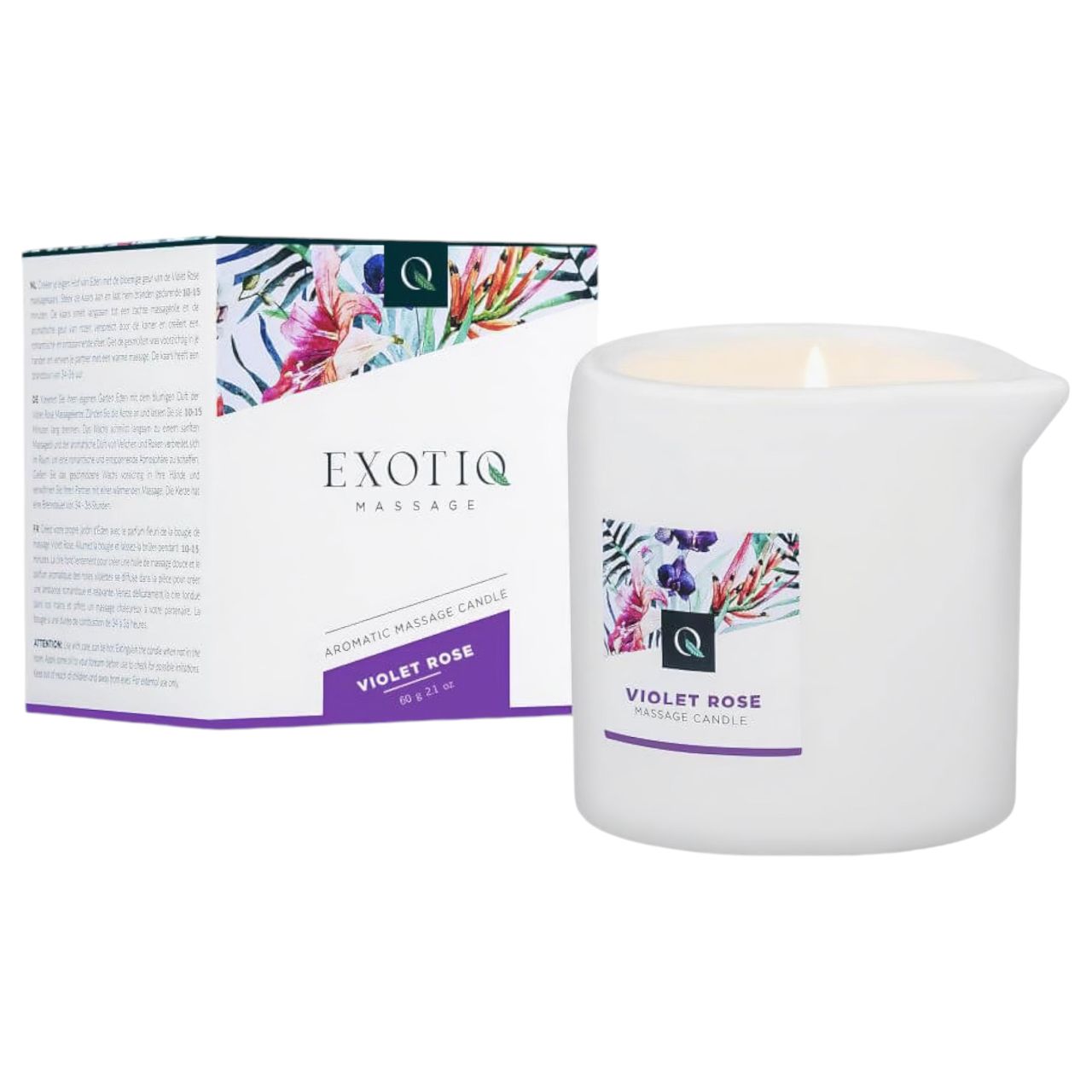 Exotiq Violet Rose - masszázsgyertya (60 g) Exotiq Violet Rose - masszázsgyertya (60 g)