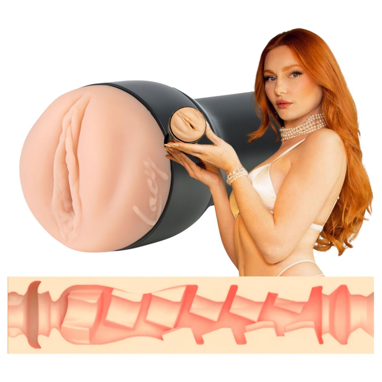 Kiiroo Lacy Lennon - művagina - PowerBlow kompatibilis (natúr) Kiiroo Lacy Lennon - művagina - PowerBlow kompatibilis (natúr)
