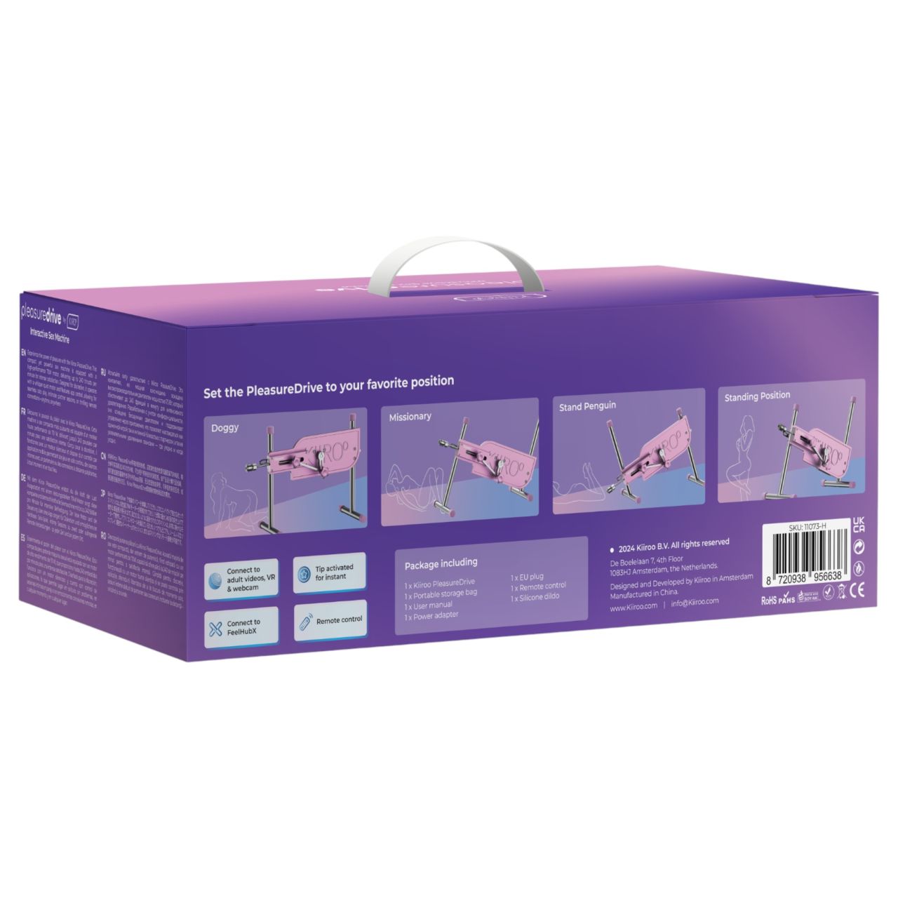 Kiiroo Pleasure Drive - okos hálózati szexgép (pink) Kiiroo Pleasure Drive - okos hálózati szexgép (pink)