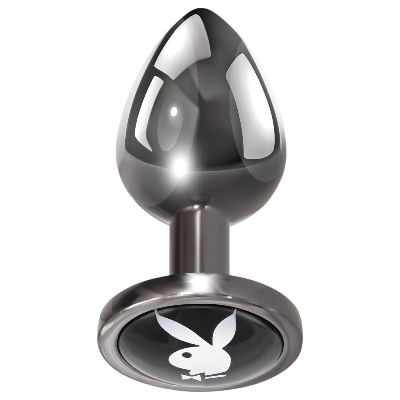 Playboy Tux - butt plug - kicsi (ezüst) Playboy Tux - butt plug - kicsi (ezüst)