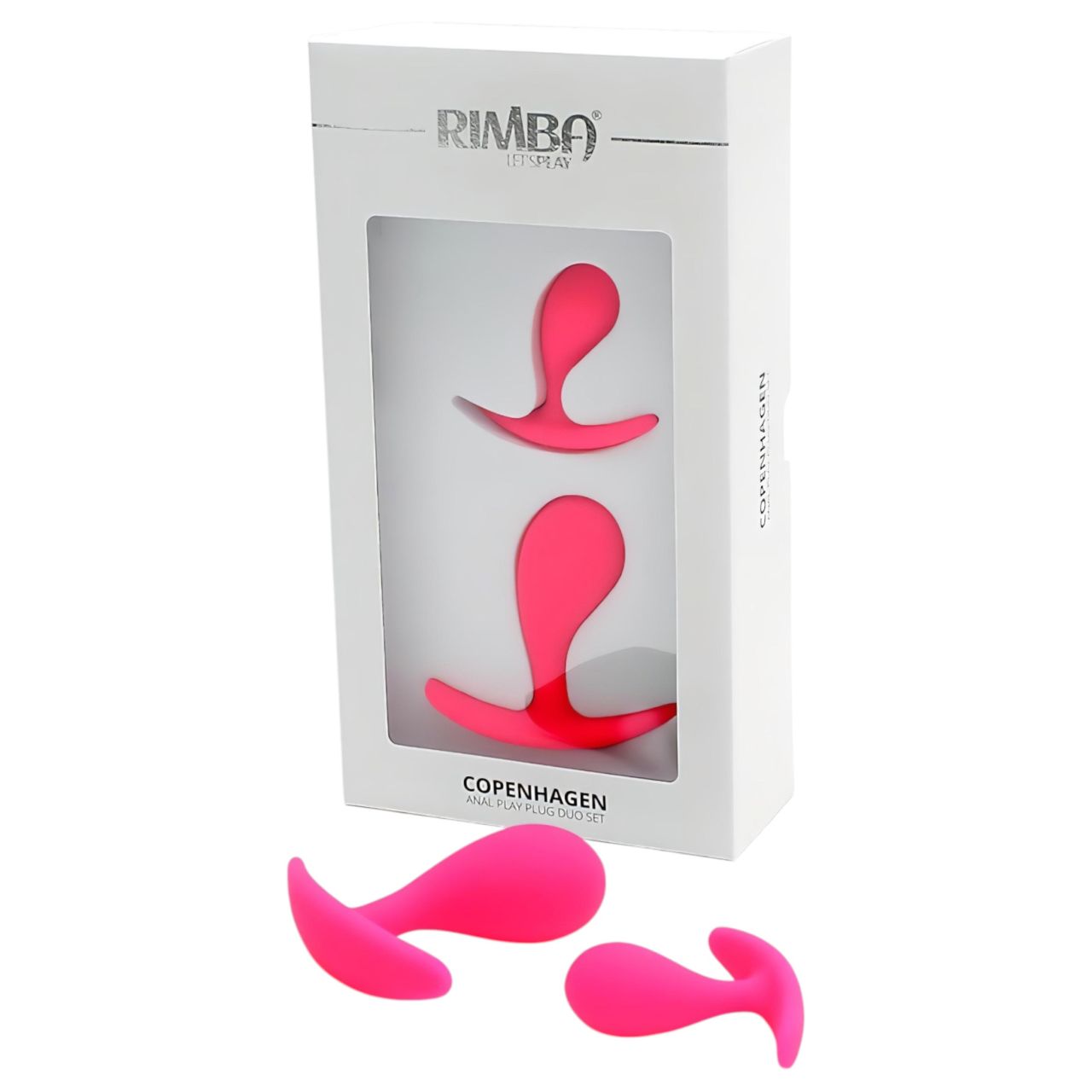 Rimba Copenhagen - butt plug szett (pink, 2 db)