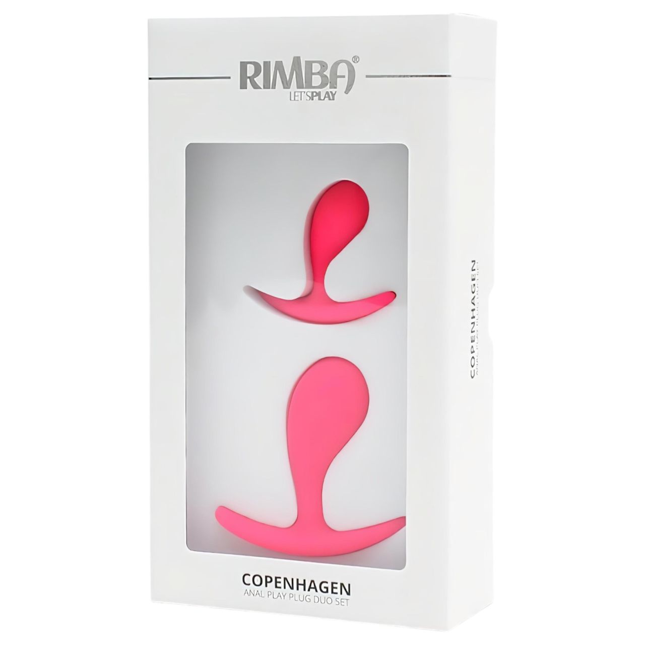Rimba Copenhagen - butt plug szett (pink, 2 db)