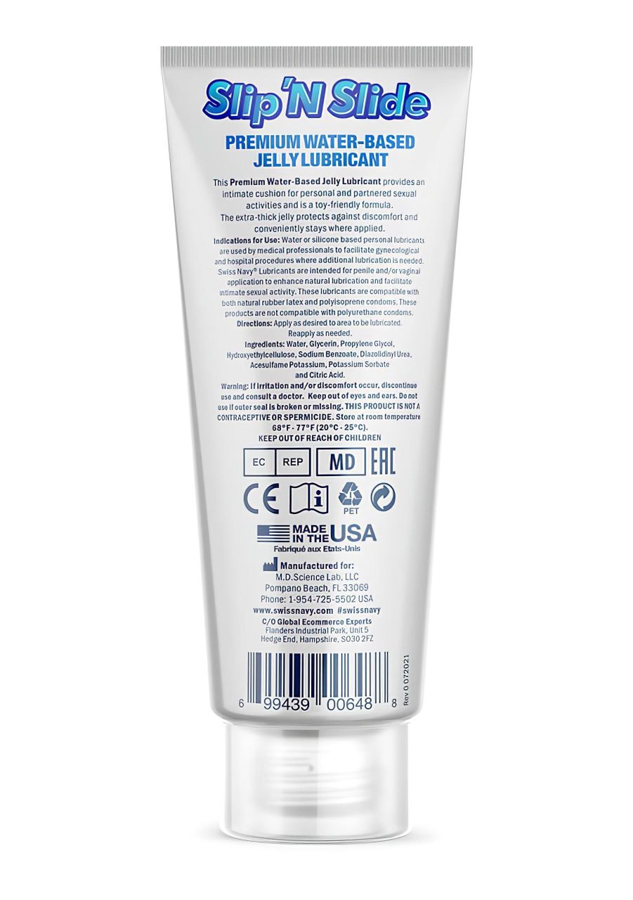 Swiss Navy Slip'N Slide - vízbázisú síkosító (59 ml)