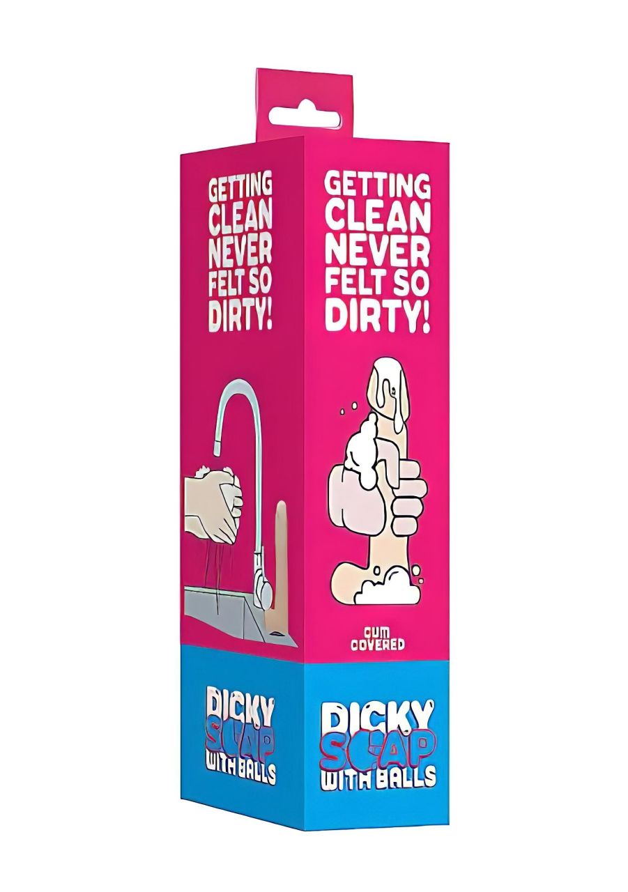 S-Line - Dicky Cum - szappan pénisz herékkel -natúr (250 g)