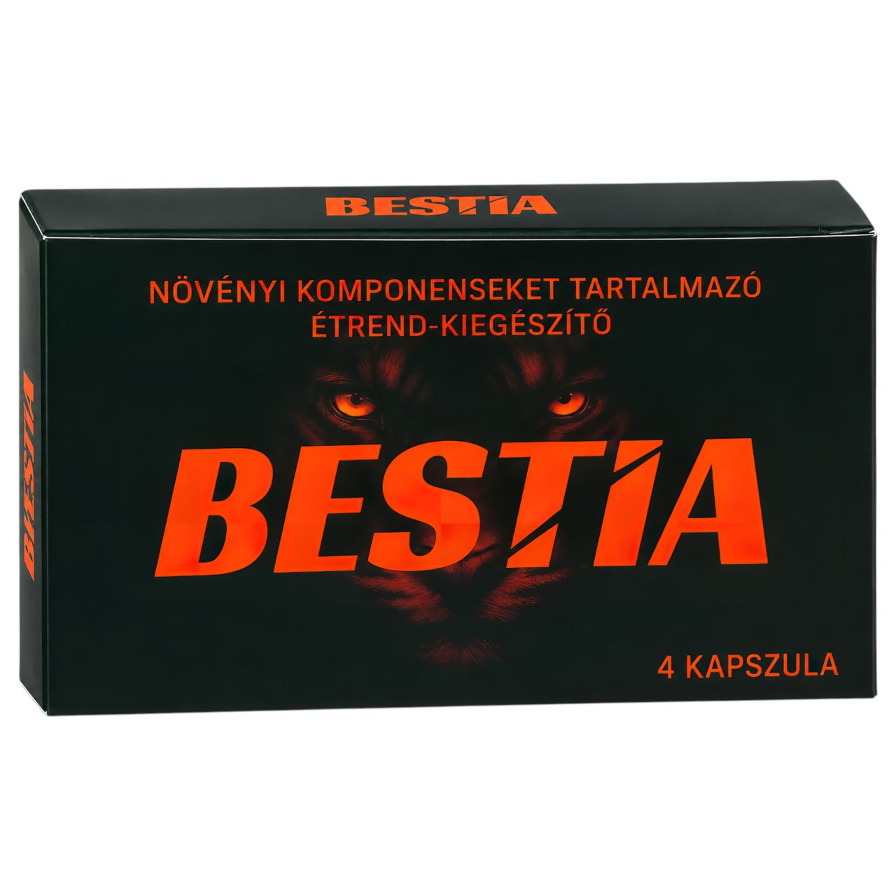 BESTIA - étrend-kiegészítő kapszula férfiaknak (4 db) BESTIA - étrend-kiegészítő kapszula férfiaknak (4 db)