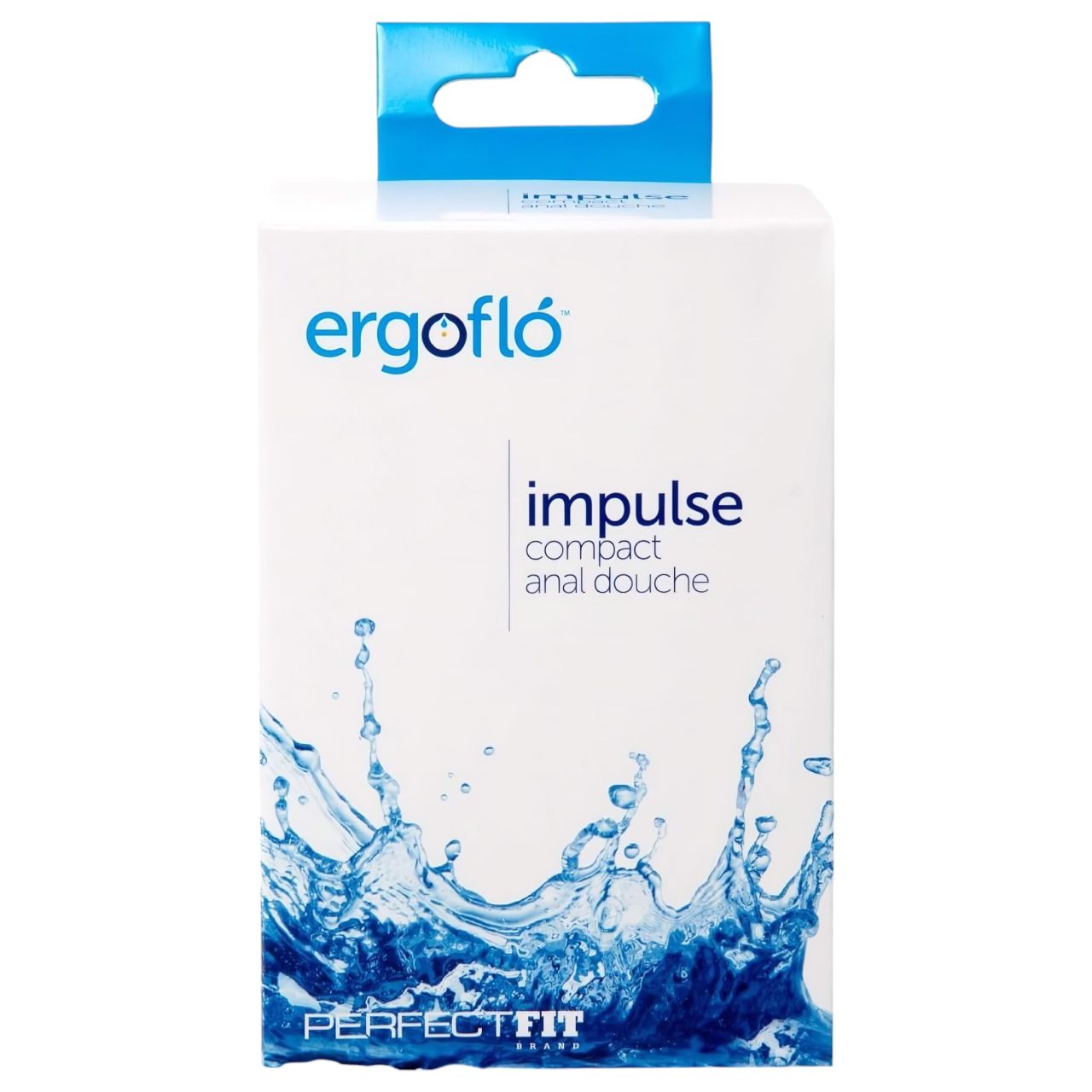 Perfect Fit Ergoflo Impulse - anál- és intim mosó (fekete)