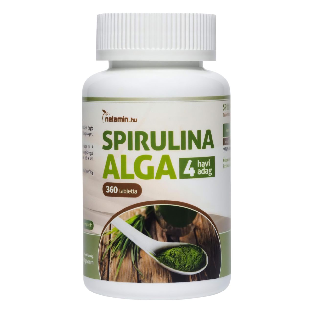 Netamin Spirulina - étrend kiegészítő tabletta (360 db) Netamin Spirulina - étrend kiegészítő tabletta (360 db)