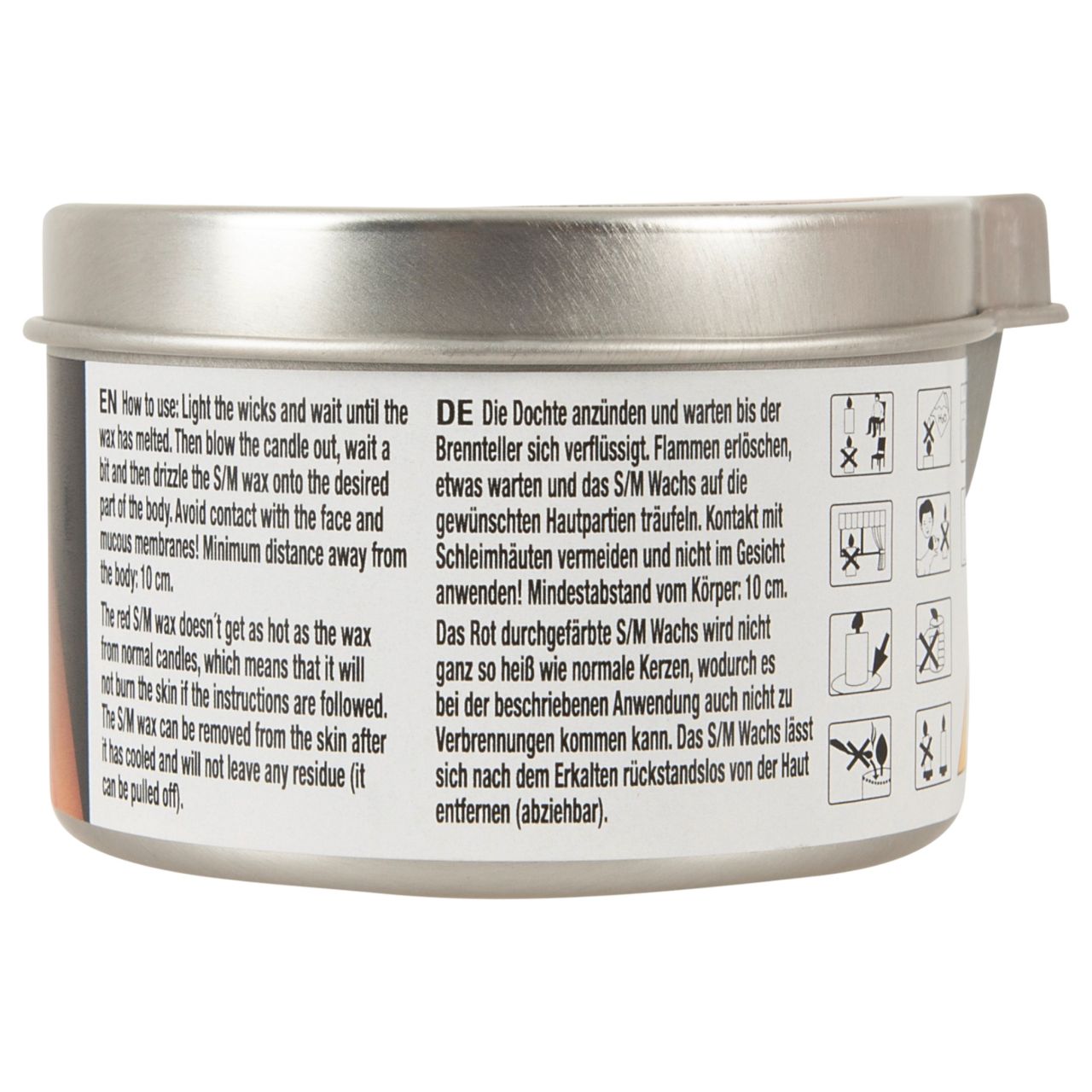 BDSM Kerze - paraffin testgyertya (100 ml)