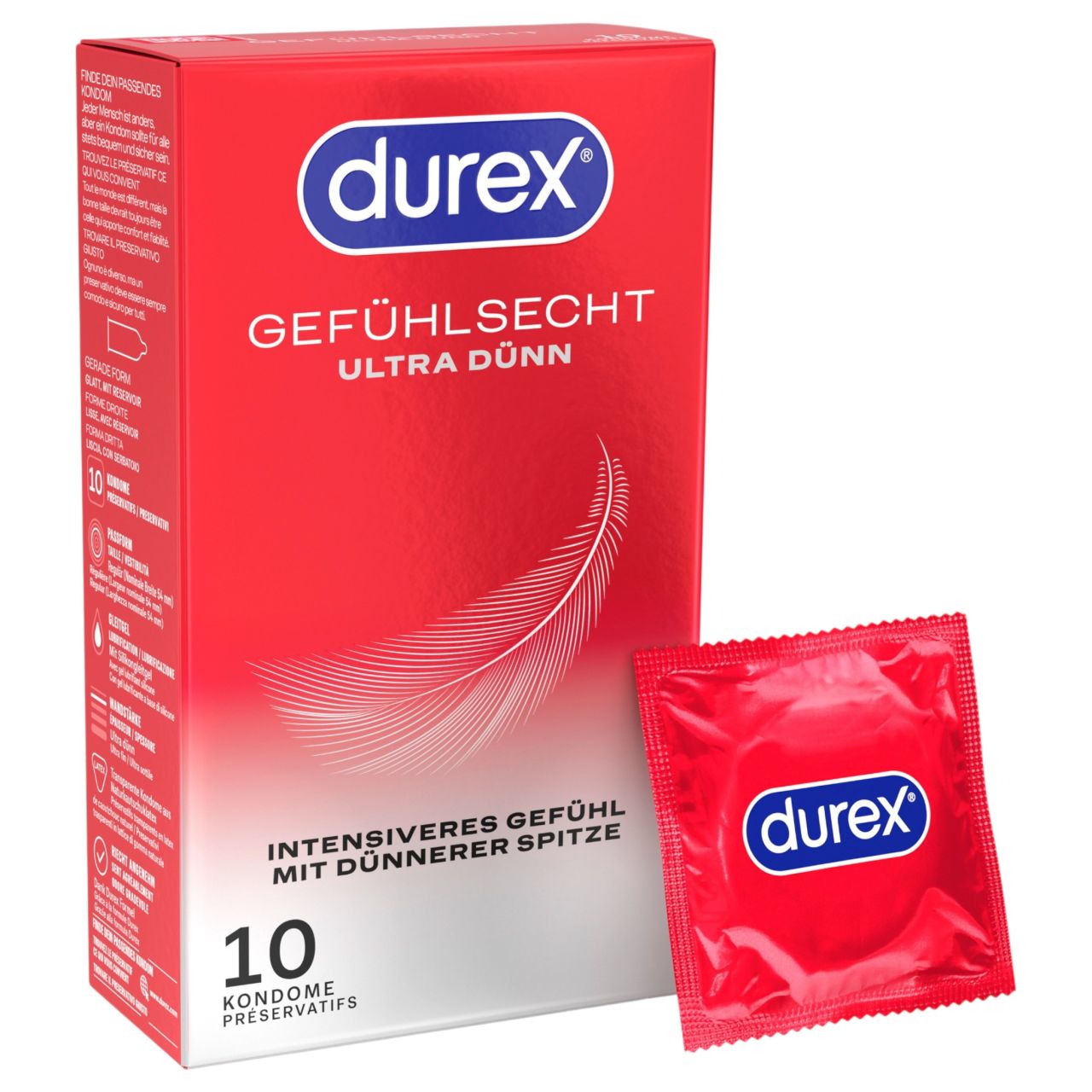 Durex - ultra vékony óvszer (10 db) Durex - ultra vékony óvszer (10 db)