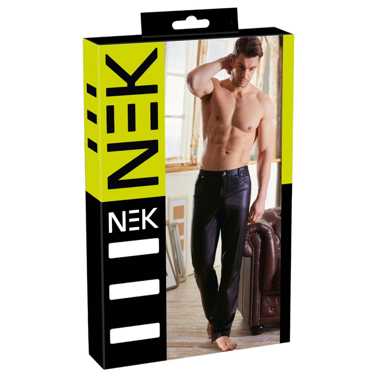 NEK - fényes hatású nadrág (fekete) NEK - fényes hatású nadrág (fekete)