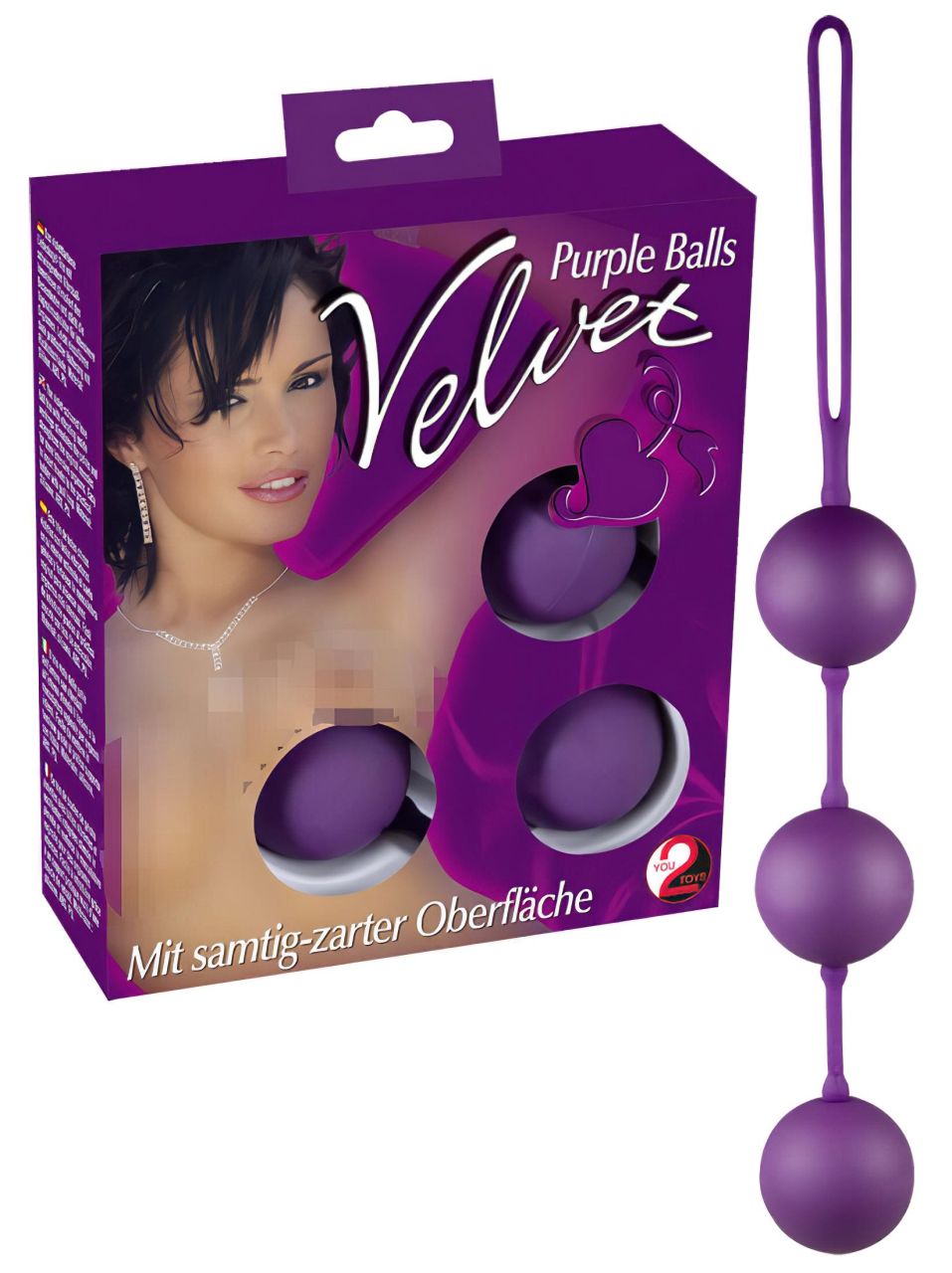 You2Toys - velvet lila, tripla gésagolyó You2Toys - velvet lila, tripla gésagolyó
