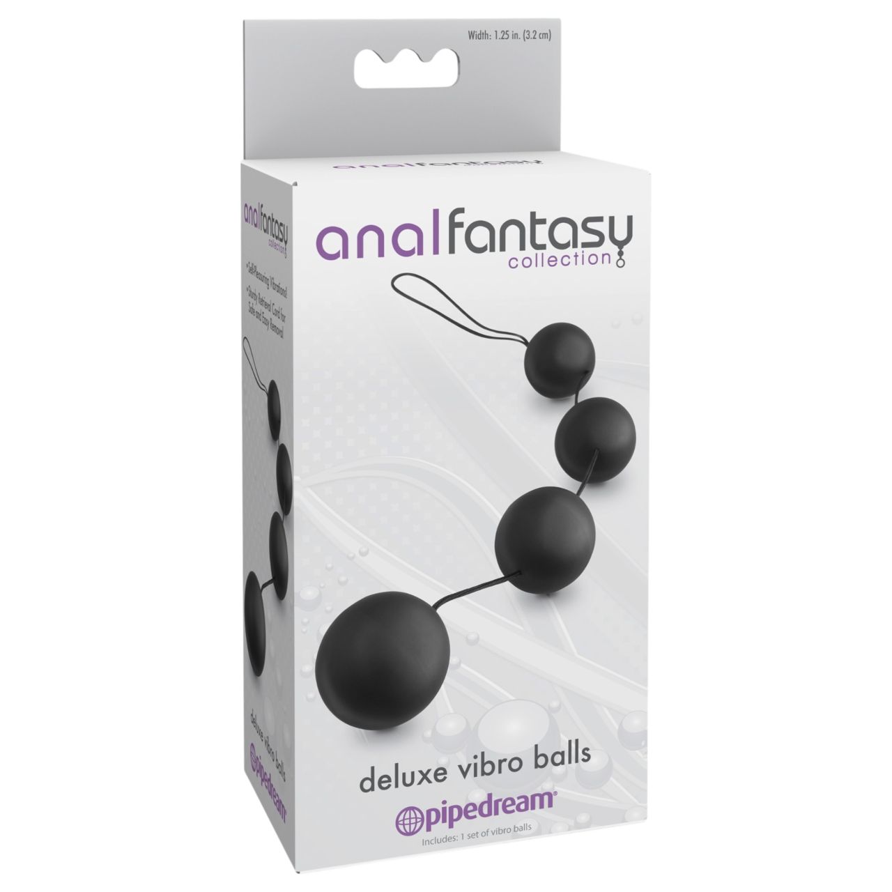 Pipedream - Anal Fantasy - belső golyós anál gyöngysor (fekete) Pipedream - Anal Fantasy - belső golyós anál gyöngysor (fekete)